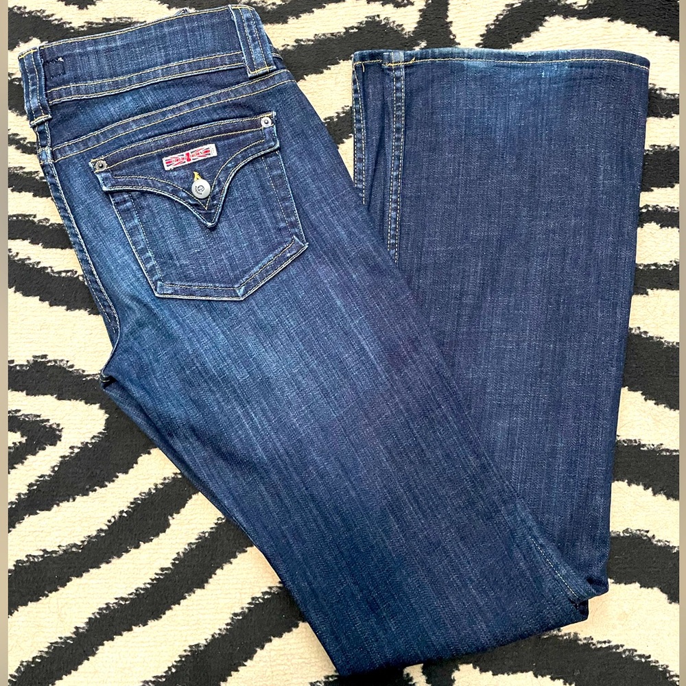Hudson Dark Indigo Flare Jean